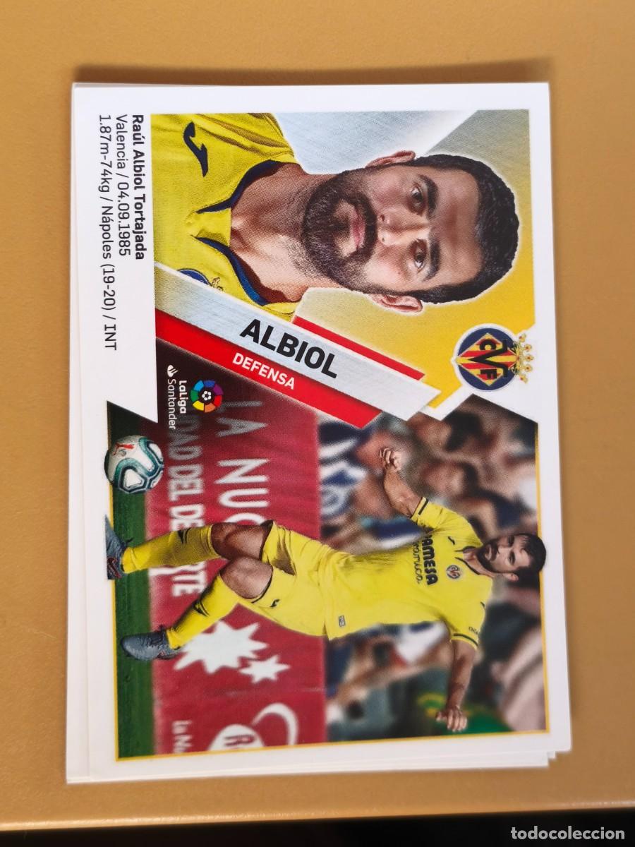 Cromos de f&uacute;tbol: albiol, liga 2019 20 ultimo fichaje
