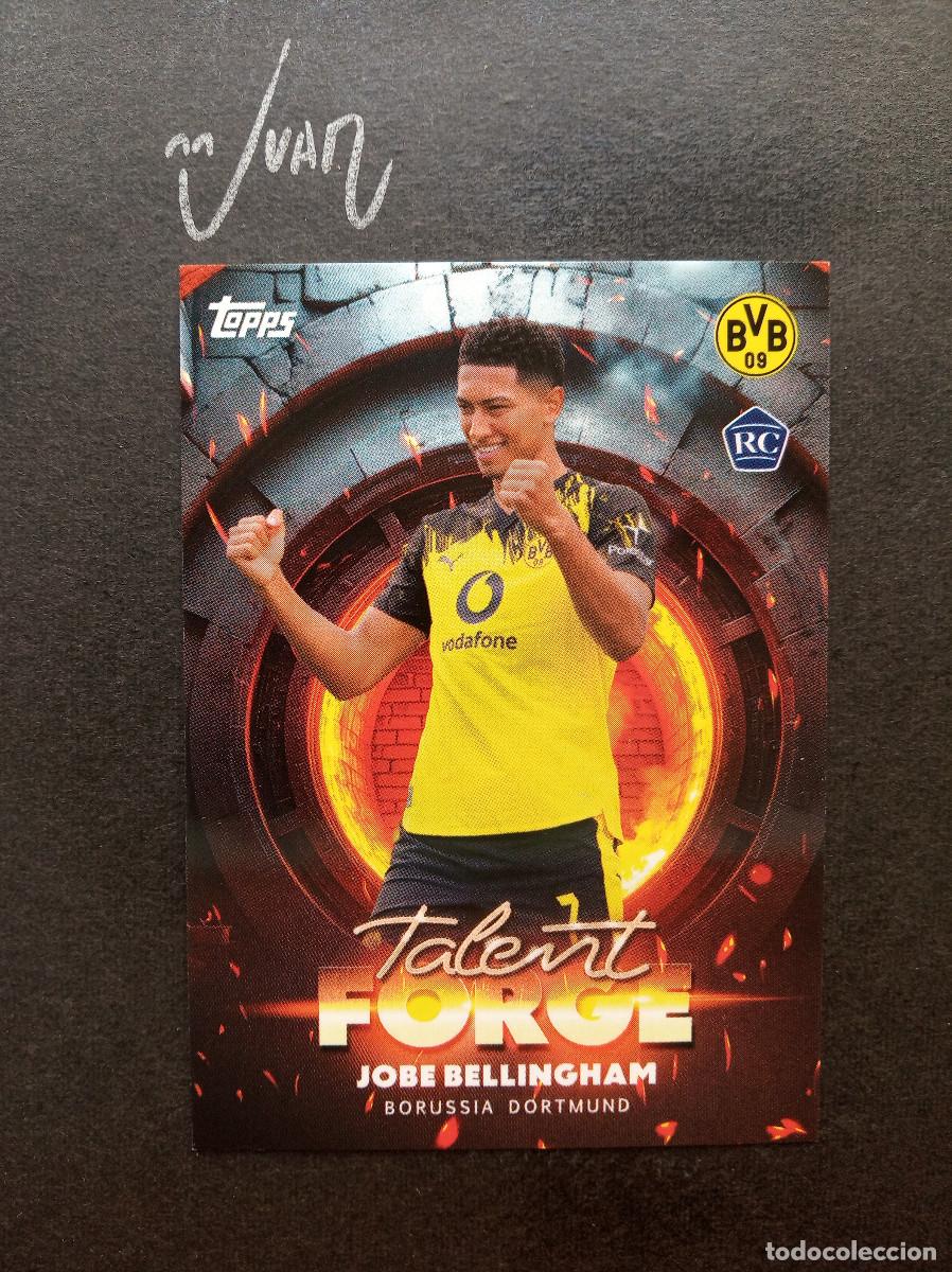 Cartes &agrave; collectionner de Football: TF JOB TALENT FORGE ROOKIE JOBE BELLINGHAM ⚽ TOPPS &reg; FOCUS BORUSSIA DORTMUND 2025 2026 25 26 NUEVO