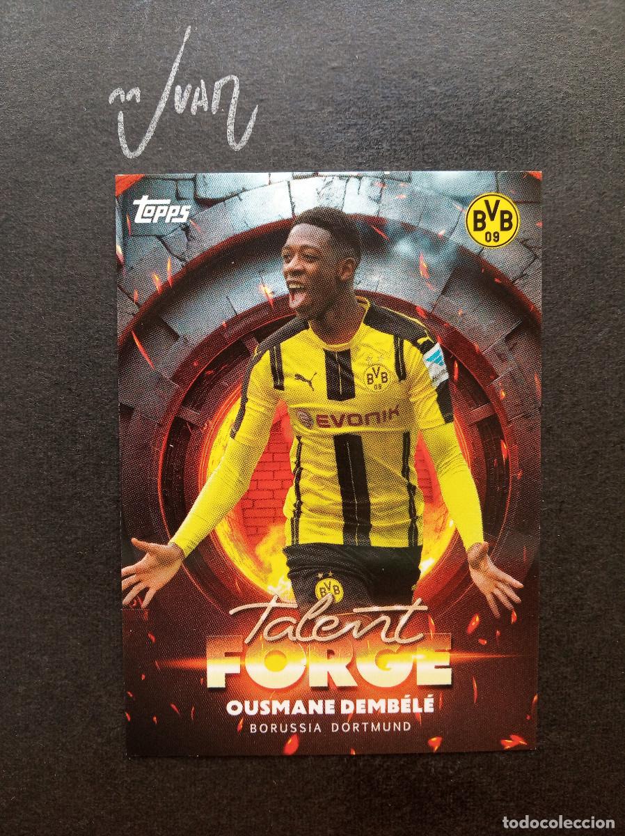 Cartes &agrave; collectionner de Football: TF OD TALENT FORGE OUSMANE DEMBELE FRANCIA ⚽ TOPPS &reg; FOCUS BORUSSIA DORTMUND 2025 2026 25 26 NUEVO