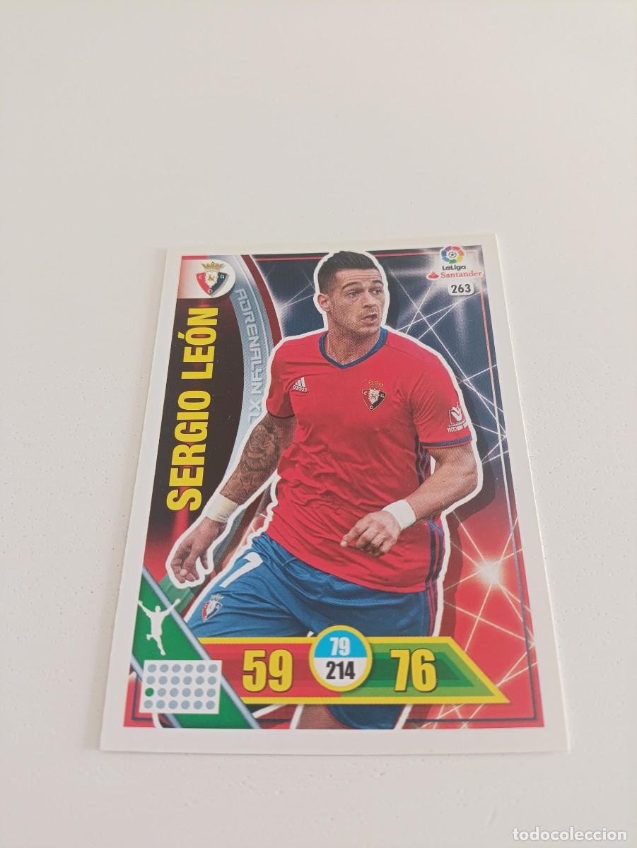 Cromos de f&uacute;tbol: Adrenalyn 16/17 Sergio Le&oacute;n Osasuna