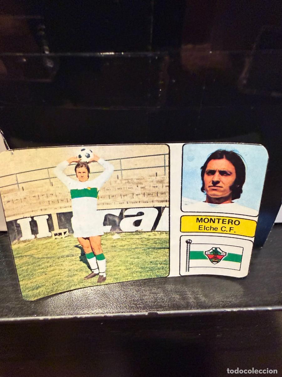 Cromos de f&uacute;tbol: montero elche liga fher 73-74 despegado
