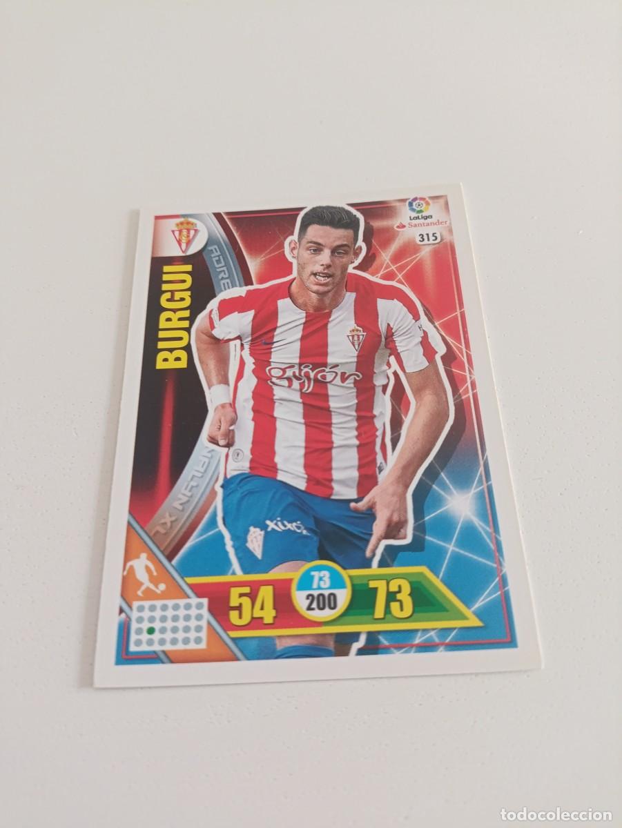 Cromos de f&uacute;tbol: Adrenalyn 16/17 Burgui Sporting de Gij&oacute;n