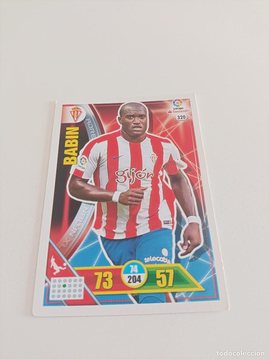 Cromos de f&uacute;tbol: Adrenalyn 16/17 Babin Sporting de Gij&oacute;n