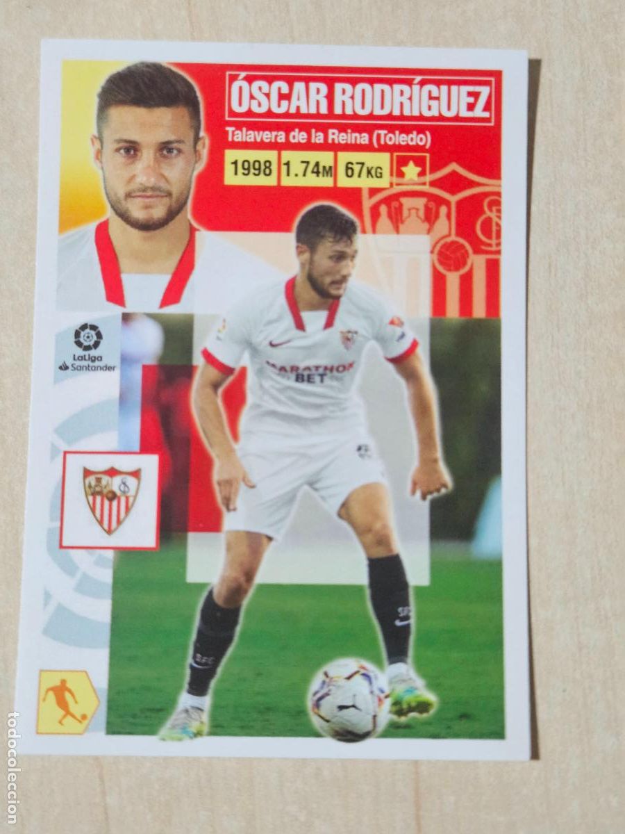 Cartes &agrave; collectionner de Football: EDICIONES ESTE 2020 21 - FICHAJE N&ordm; 22 OSCAR RODRIGUEZ - NUEVO SIN PEGAR