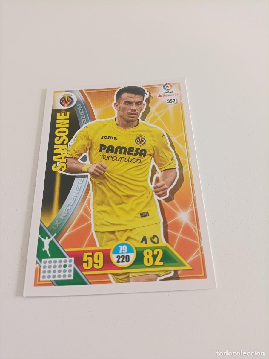 Cartes &agrave; collectionner de Football: Adrenalyn 16/17 Sansone Villarreal