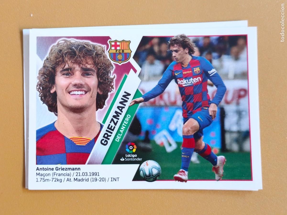 Cartes &agrave; collectionner de Football: griezmann, liga 2019 20 ultimo fichaje