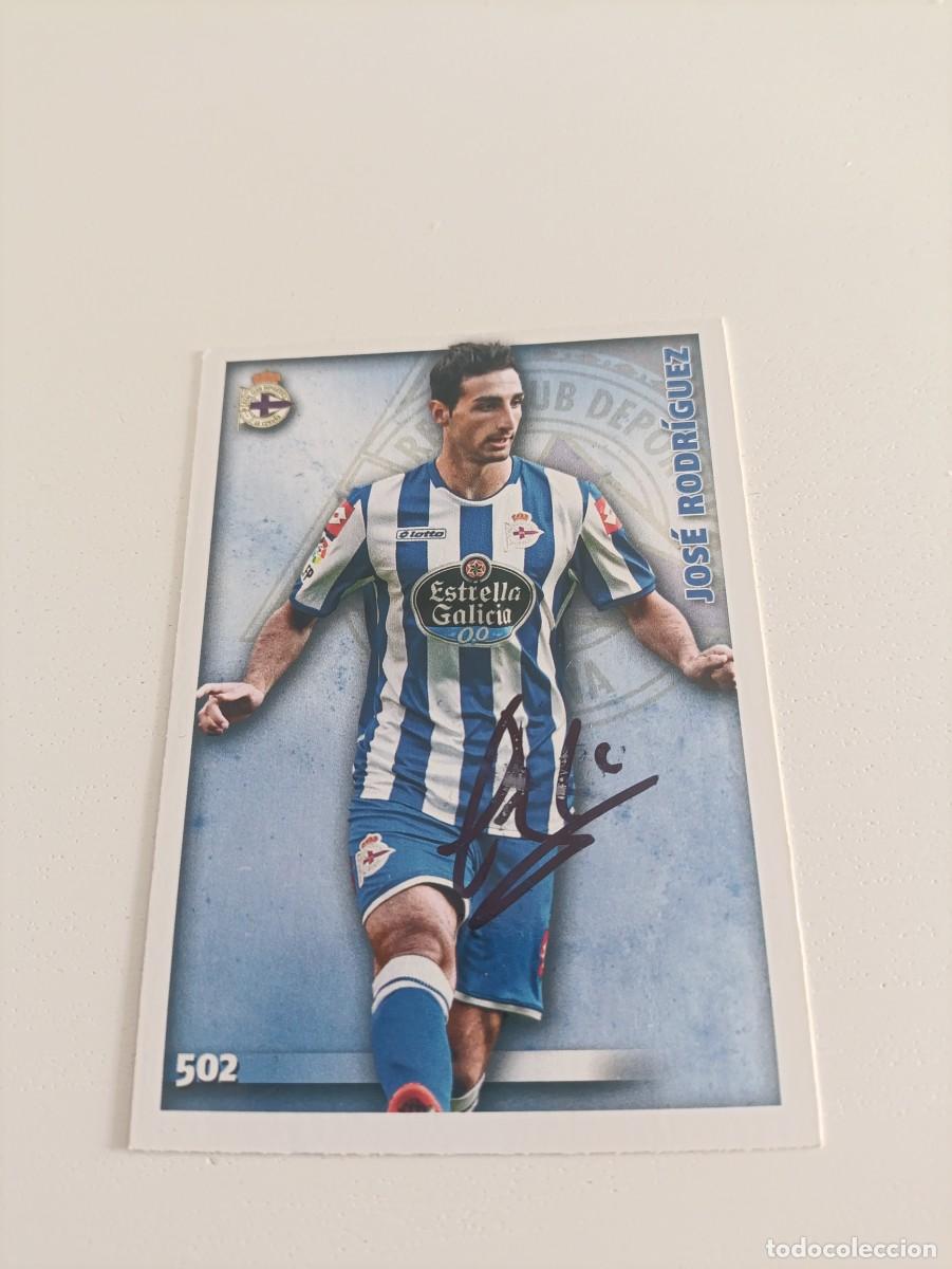 Cromos de Futebol: Auto original de Jose Rodr&iacute;guez Deportivo de la Coru&ntilde;a