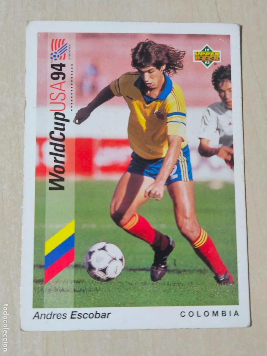 Cromos de Futebol: N&ordm; 61 ANDRES ESCOBAR - UPPER DECK - WORLDCUP 94 - COLOMBIA