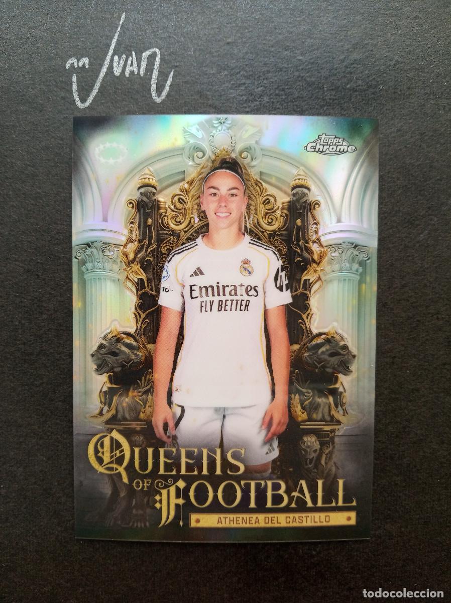 Cromos de f&uacute;tbol: 19 QUEENS FOOTBALL ATHENEA DEL CASTILLO REAL MADRID ⚽ TOPPS &reg; CHROME WOMEN CHAMPIONS 2025 2026 25 26