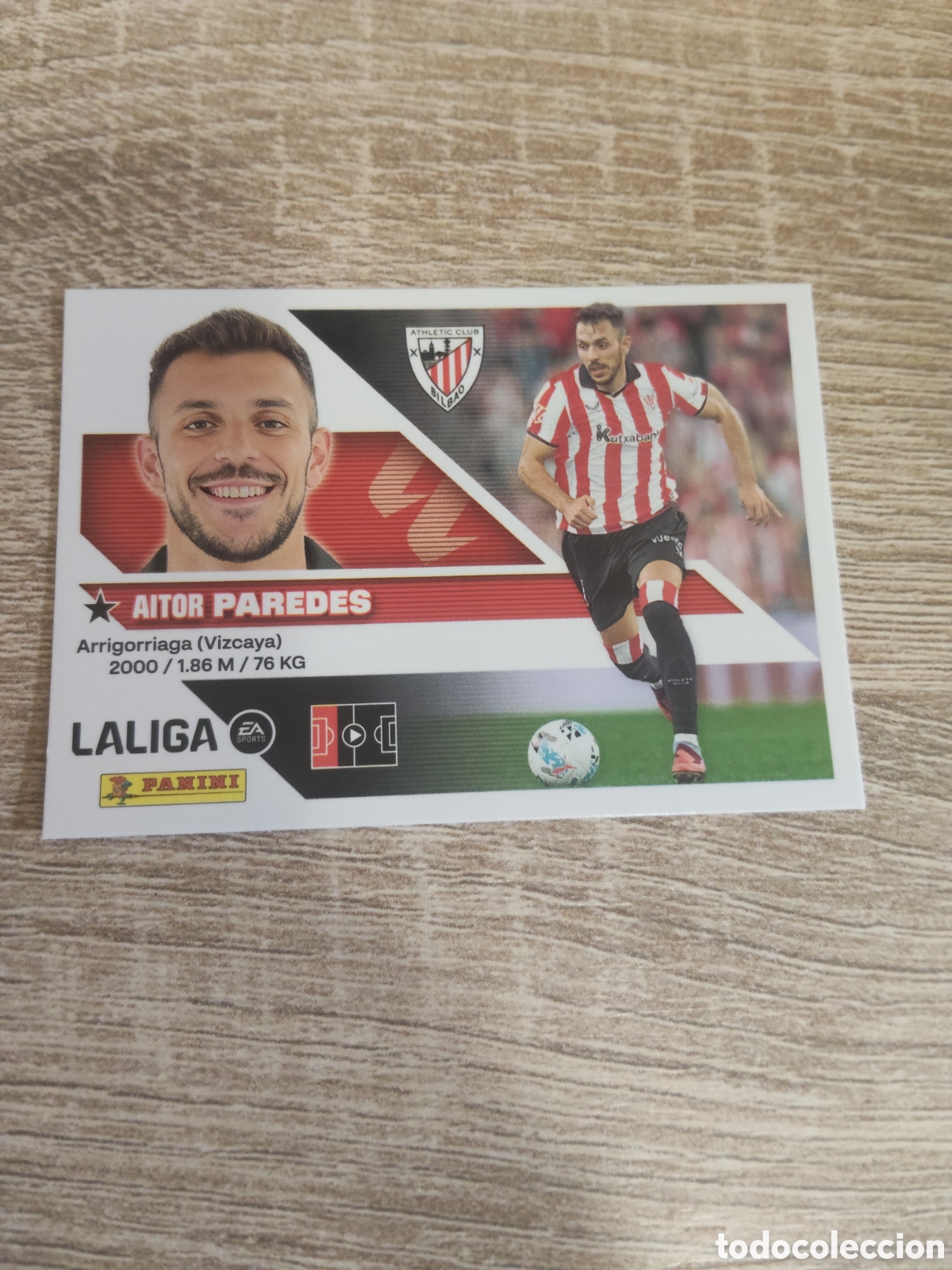 Cromos de f&uacute;tbol: Paredes Athletic de Bilbao liga 2026 2027 26 27 ediciones este