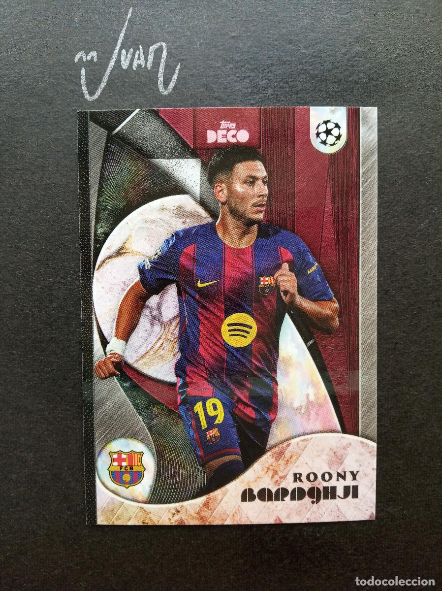 Cromos de f&uacute;tbol: PRODIGY ROONY BARDGHJI FC BARCELONA DINAMARCA ⚽ TOPPS &reg; DECO UCC UEFA 2025 2026 25 26 NUEVO