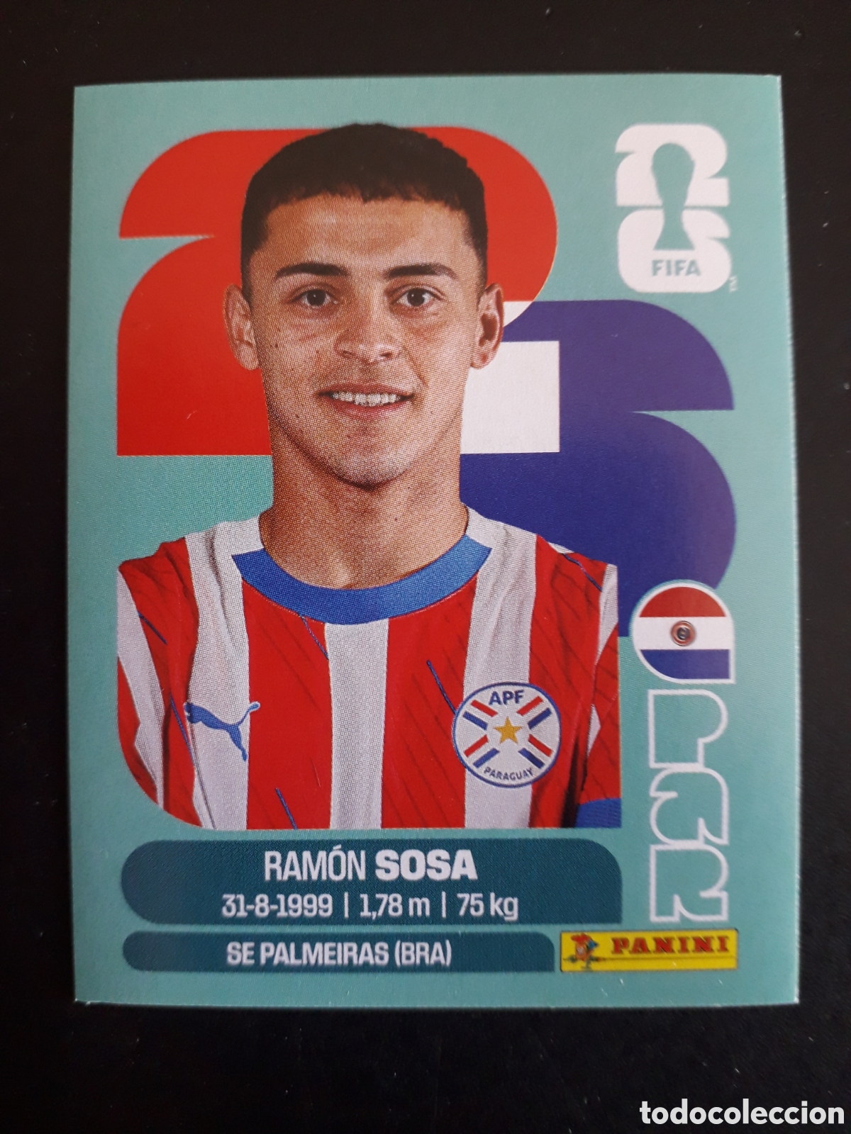 Cartes &agrave; collectionner de Football: SOSA PARAGUAY PAR 18 MUNDIAL F&Uacute;TBOL 2026 FIFA WORLD CUP PANINI SIN PEGAR PEDIDO M&Iacute;NIMO 3&euro;