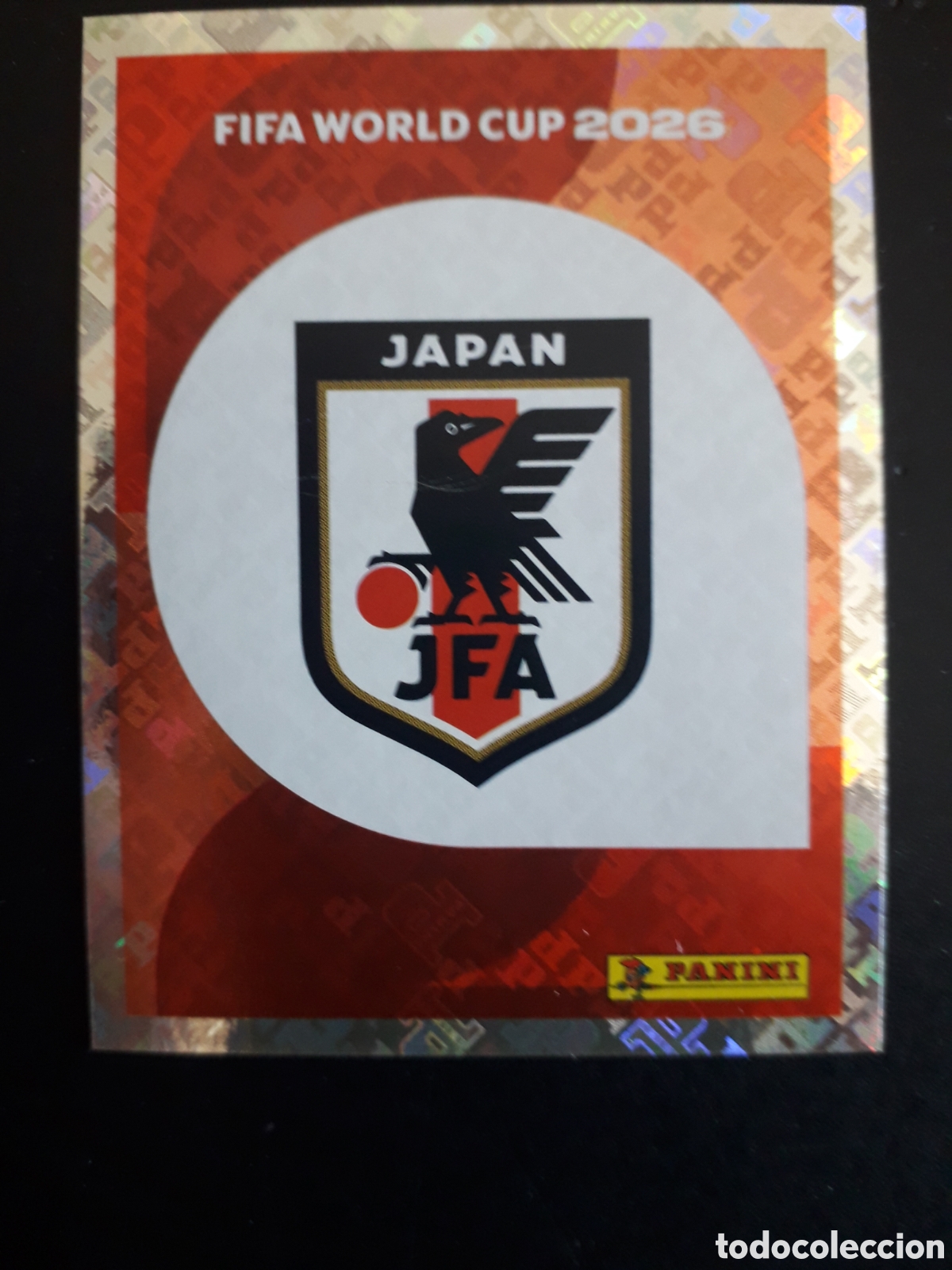 Cromos de f&uacute;tbol: ESCUDO JAP&Oacute;N JPN 1 MUNDIAL F&Uacute;TBOL 2026 FIFA WORLD CUP PANINI SIN PEGAR PEDIDO M&Iacute;NIMO 3&euro;