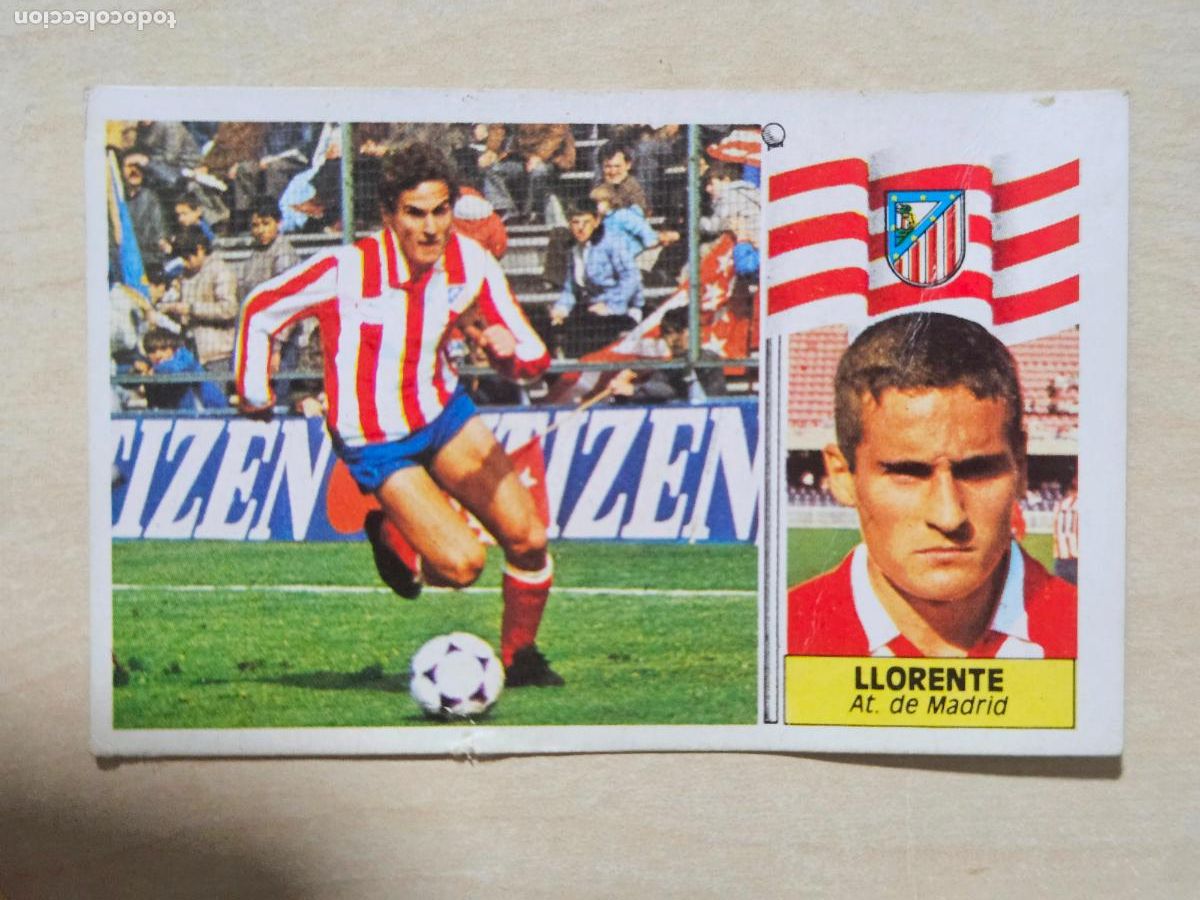 Cromos de f&uacute;tbol: EDICIONES ESTE 86 87 VERSION LLORENTE SIN PELO - ATLETICO DE MADRID - CROMO