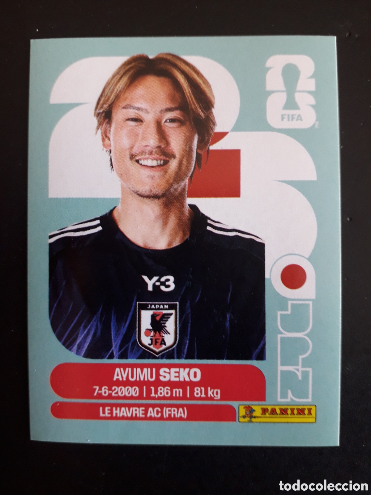 Cromos de f&uacute;tbol: SEKO JAP&Oacute;N JPN 4 MUNDIAL F&Uacute;TBOL 2026 FIFA WORLD CUP PANINI SIN PEGAR PEDIDO M&Iacute;NIMO 3&euro;