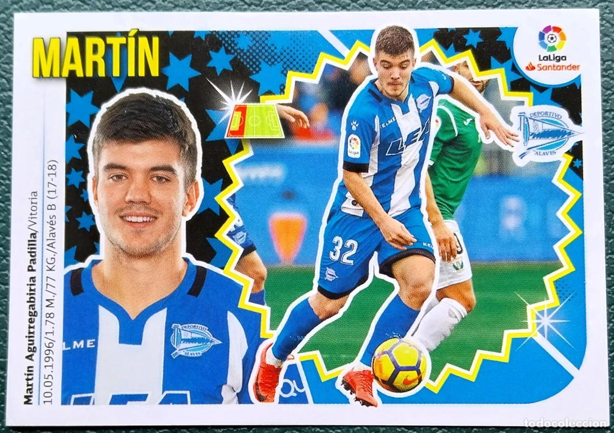 Cromos de f&uacute;tbol: 3A MARTIN DEPORTIVO ALAVES CROMOS ALBUM EDICIONES ESTE 2018 2019 18 19