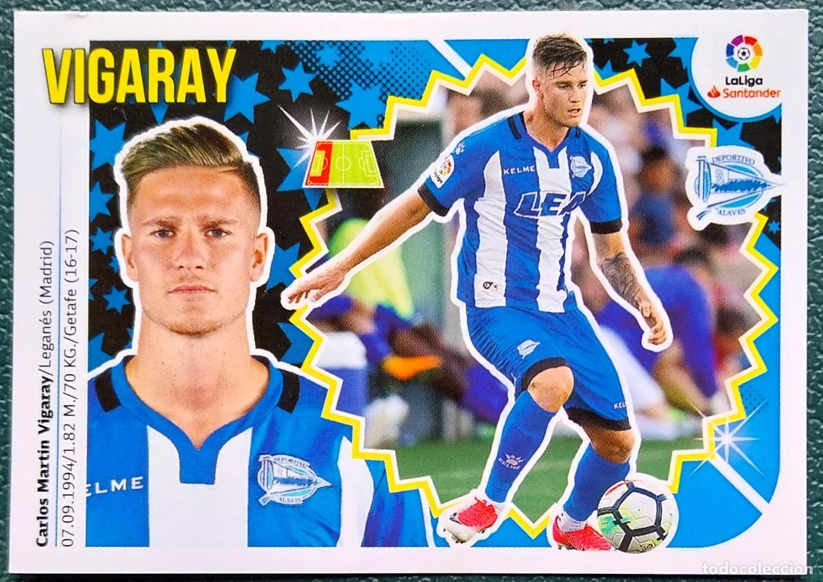 Cromos de f&uacute;tbol: 3B VIGARAY DEPORTIVO ALAVES CROMOS ALBUM EDICIONES ESTE 2018 2019 18 19
