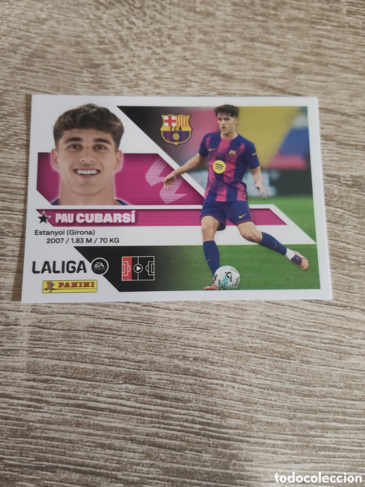 Cromos de f&uacute;tbol: Cubarsi Barcelona liga 2026 2027 26 27 ediciones este