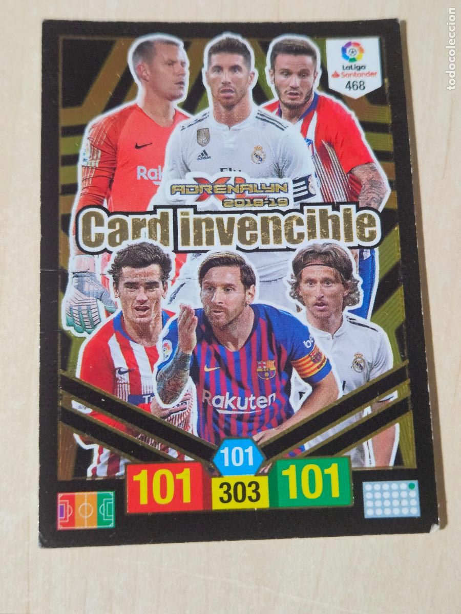 Cromos de f&uacute;tbol: FICHA N&ordm; 468 CARD INVENCIBLE - ADRENALYN 18 19 - PANINI 2018 - 19 - CROMO