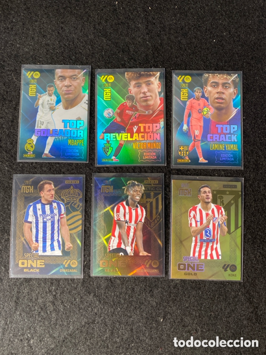 Cromos de f&uacute;tbol: Lote Especial Megacrack (MGK) 2026 2027