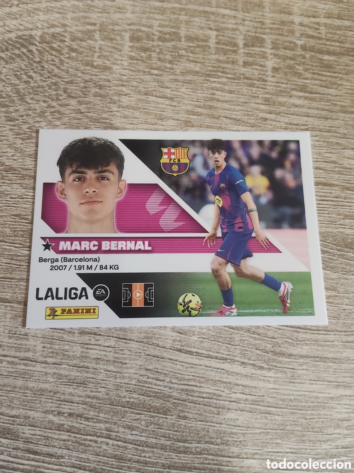 Cromos de f&uacute;tbol: Marc Bernal Barcelona liga 2026 2027 26 27 ediciones este