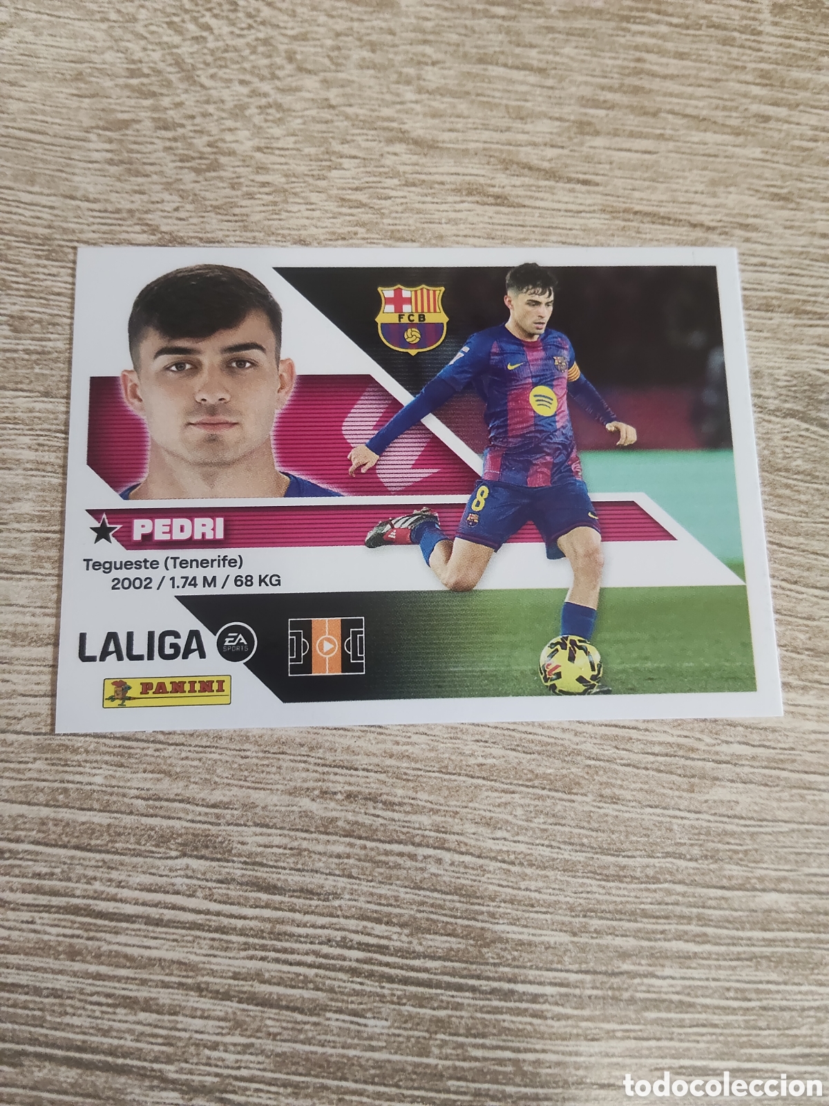 Cromos de f&uacute;tbol: Pedri Barcelona liga 2026 2027 26 27 ediciones este
