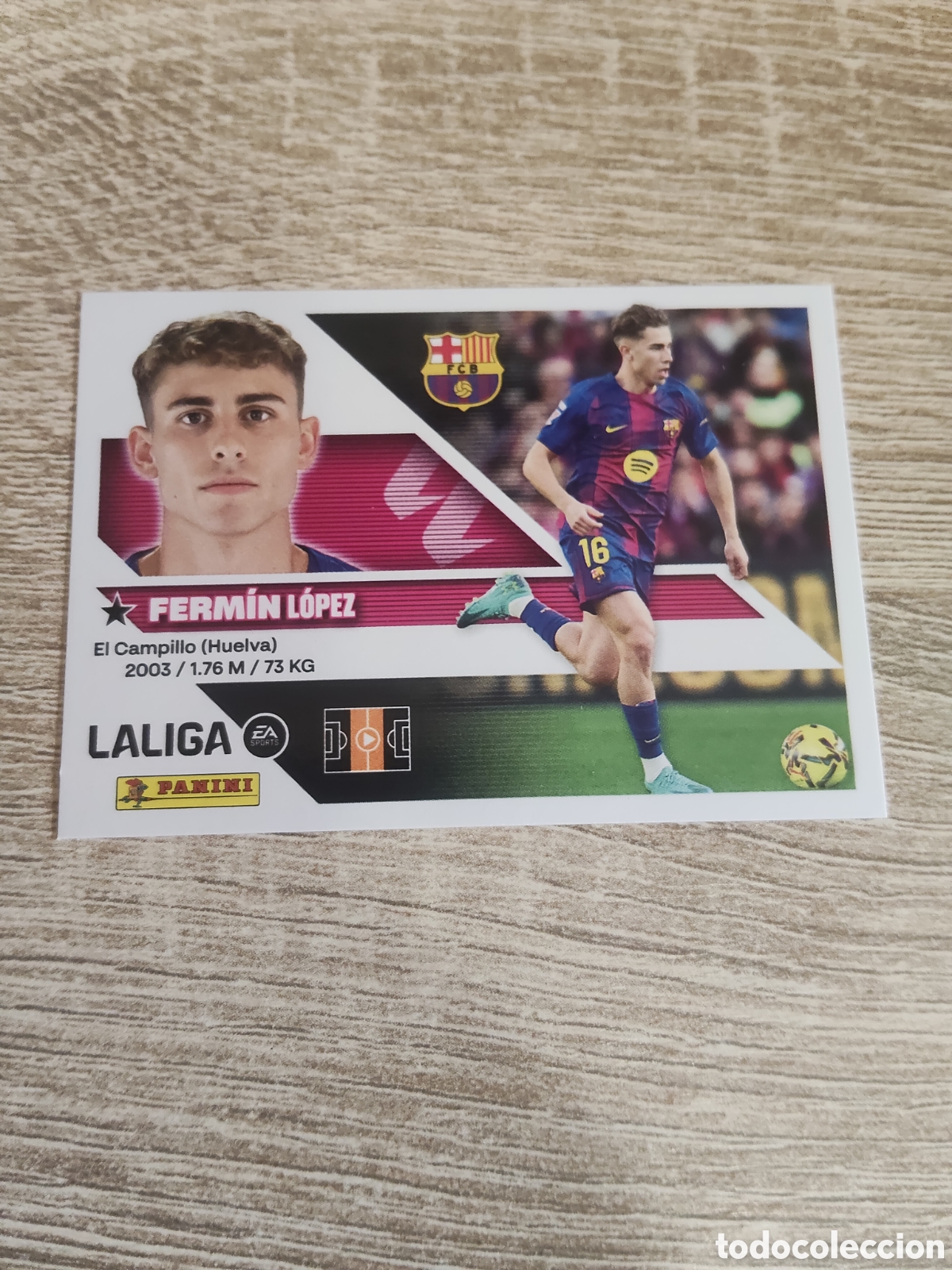 Cromos de f&uacute;tbol: Ferm&iacute;n Barcelona liga 2026 2027 26 27 ediciones este