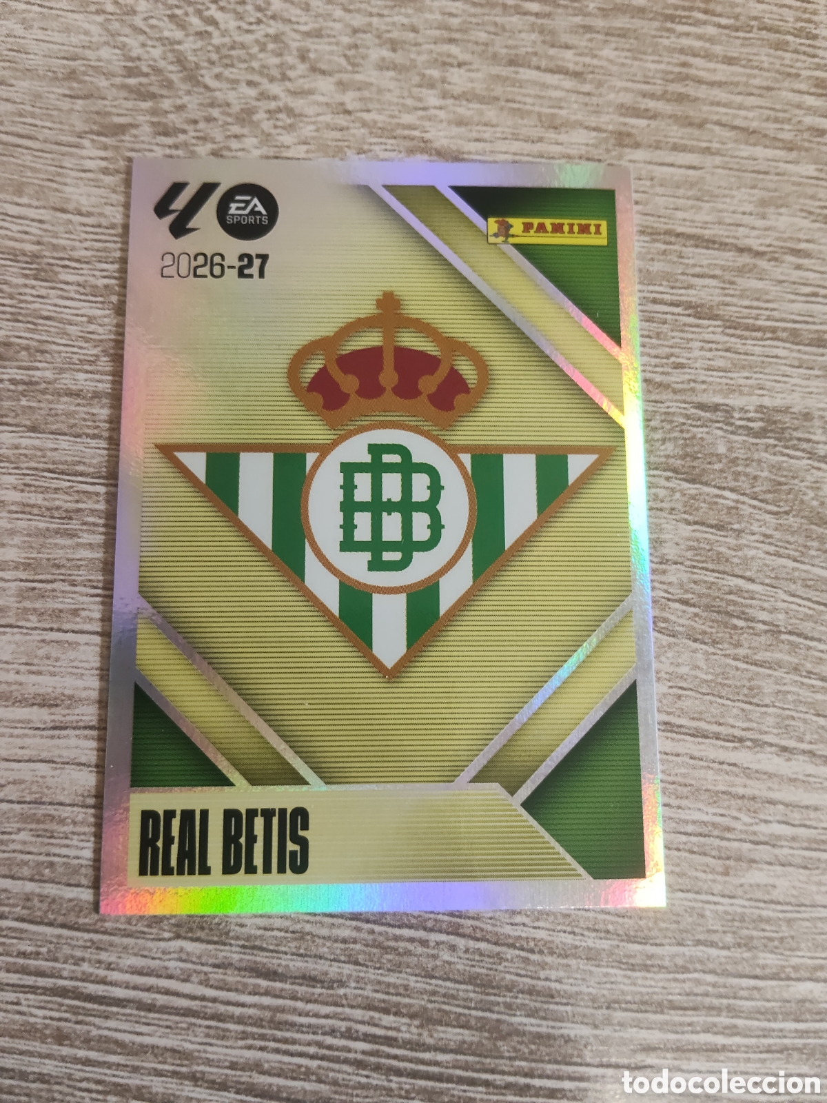 Figurine di Calcio: Escudo Real Betis liga 2026 2027 26 27 ediciones este