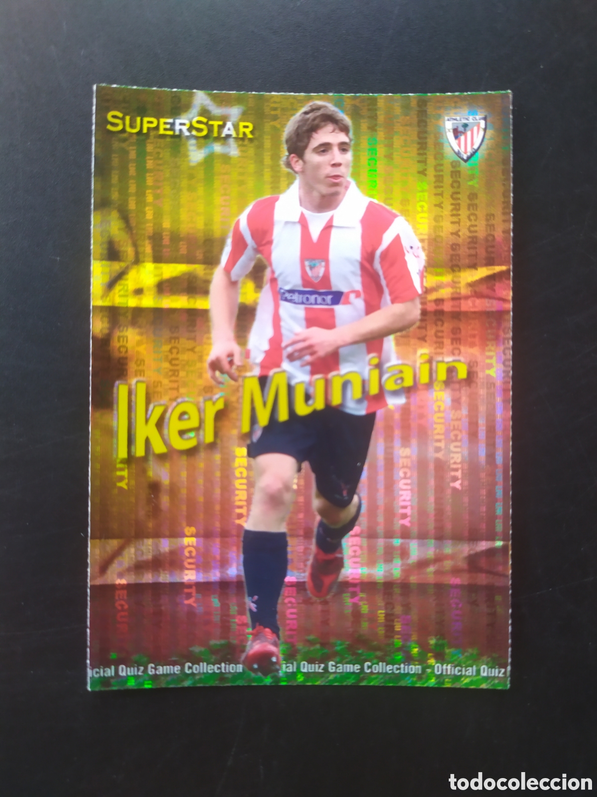 Cromos de f&uacute;tbol: Mundicromo fichas Liga 2009 2010 09 10 Iker Muniain superstar brillo security n&deg; 351 Athletic Bilbao