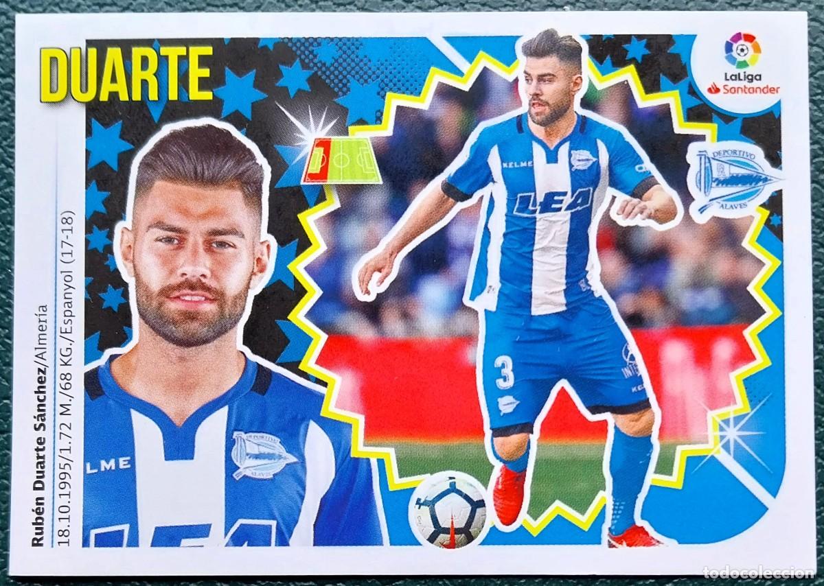 Cromos de f&uacute;tbol: 7 DUARTE DEPORTIVO ALAVES CROMOS ALBUM EDICIONES ESTE 2018 2019 18 19