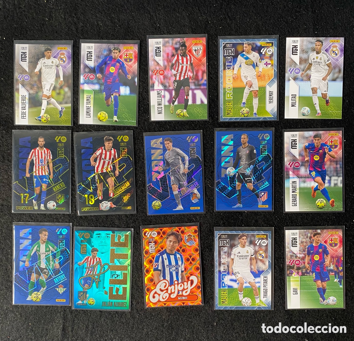 Cromos de f&uacute;tbol: Lote 15 Megracracks (MGK) Especiales 2026/2027