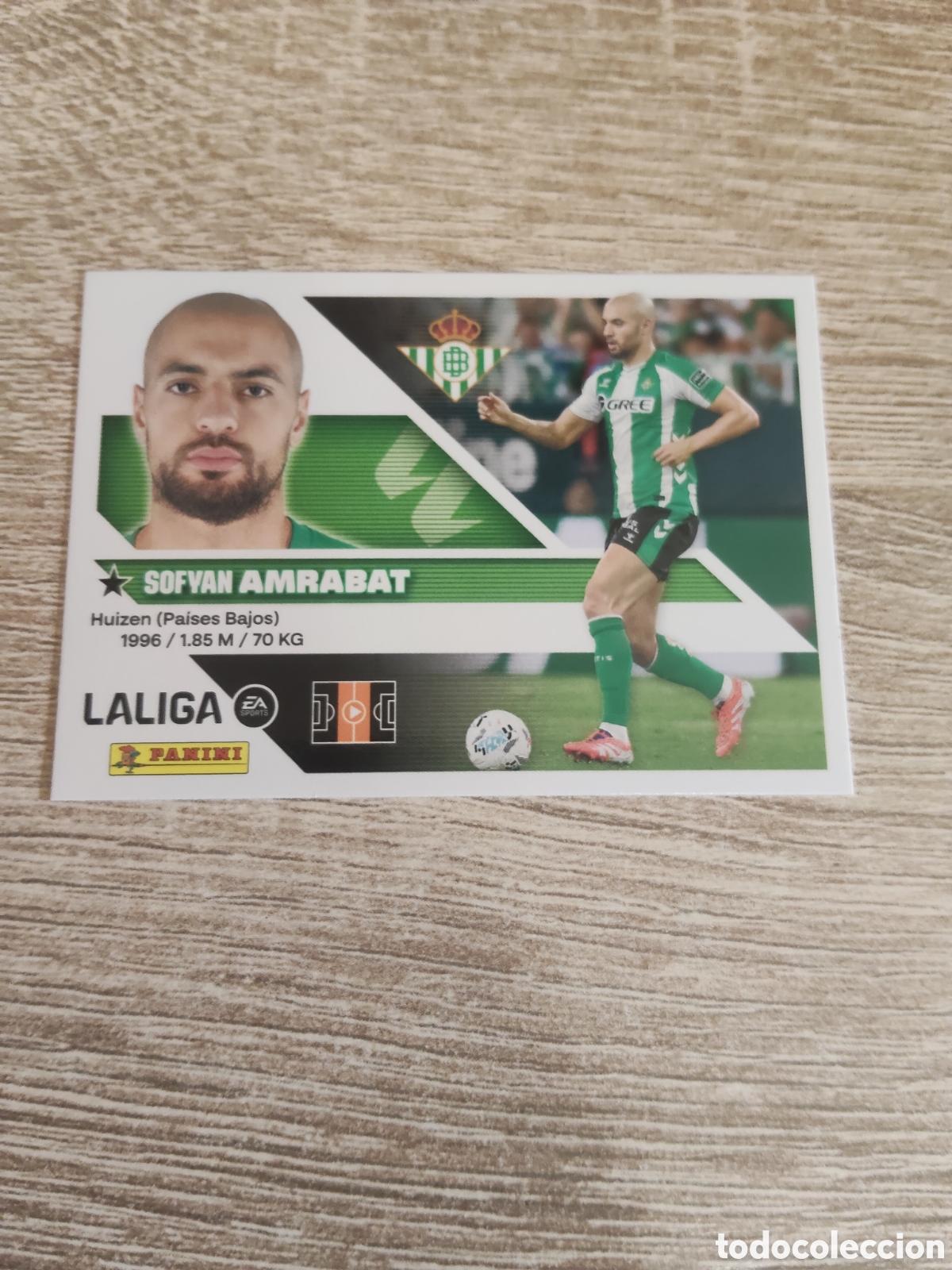 Cromos de f&uacute;tbol: Amrabat Real Betis liga 2026 2027 26 27 ediciones este