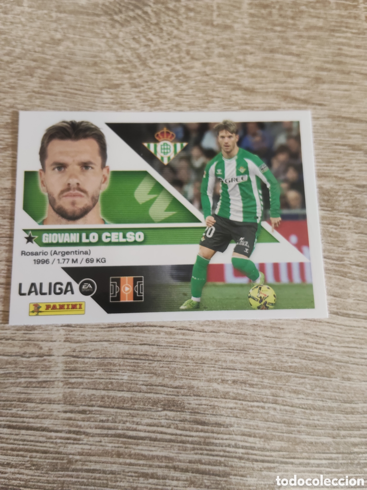 Cromos de f&uacute;tbol: Lo Celso Real Betis liga 2026 2027 26 27 ediciones este
