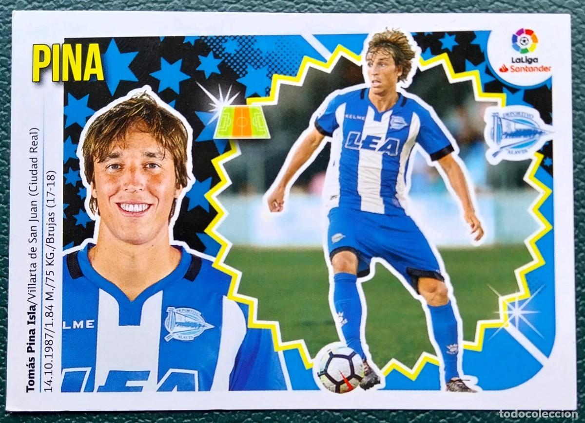 Cromos de f&uacute;tbol: 9A / 9 A PINA DEPORTIVO ALAVES CROMOS ALBUM EDICIONES ESTE 2018 2019 18 19