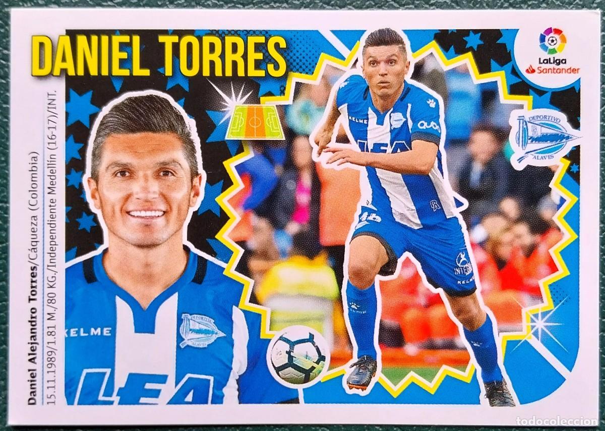 Football Stickers: 9B DANIEL TORRES DEPORTIVO ALAVES CROMOS ALBUM EDICIONES ESTE 2018 2019 18 19