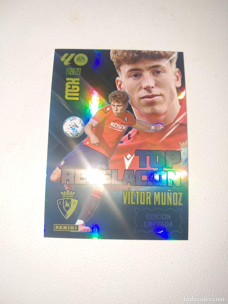 Football Stickers: CARD MEGACRACKS TEMPORADA 26/27: EDICI&Oacute;N LIMITADA VICTOR MU&Ntilde;OZ