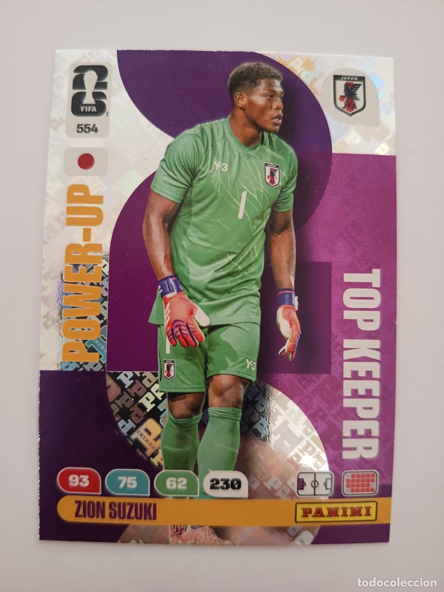 Cartes &agrave; collectionner de Football: CARD 554 ZION SUZUKI JAP&Oacute;N JAPAN POWER-UP TOP KEEPER - ADRENALYN WORLD CUP MUNDIAL 2026 PANINI
