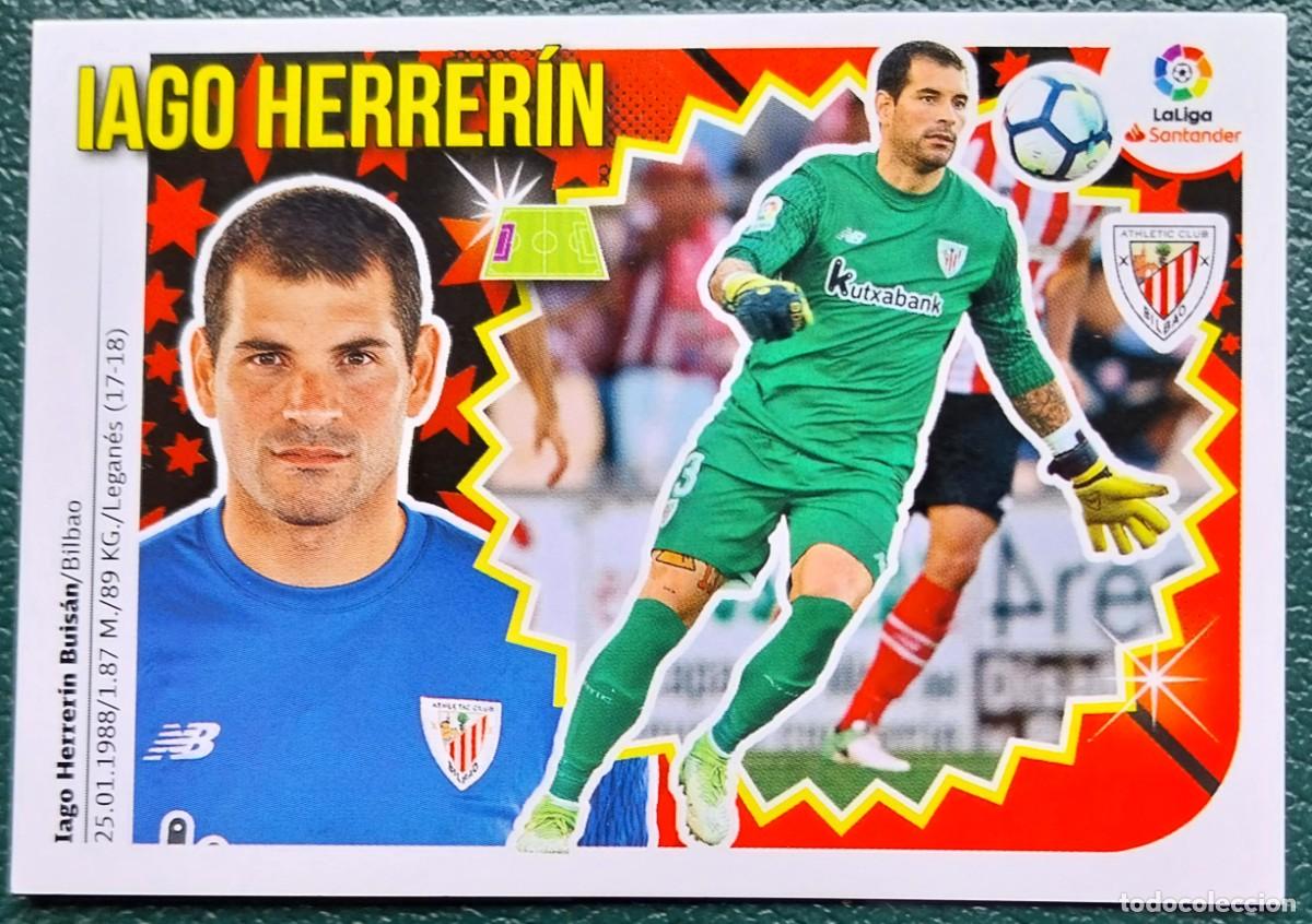 Football Stickers: 2 IAGO HERRERIN ATHLETIC DE BILBAO CROMOS ALBUM EDICIONES ESTE 2018 2019 18 19