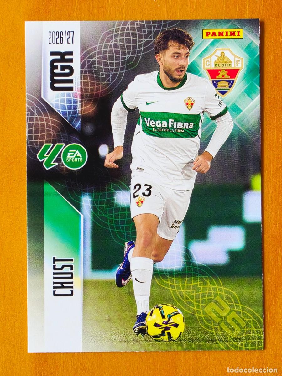 Cromos de f&uacute;tbol: 149 V&iacute;ctor Chust, Elche CF, Panini Megacracks MGK 2026 2027 26 27