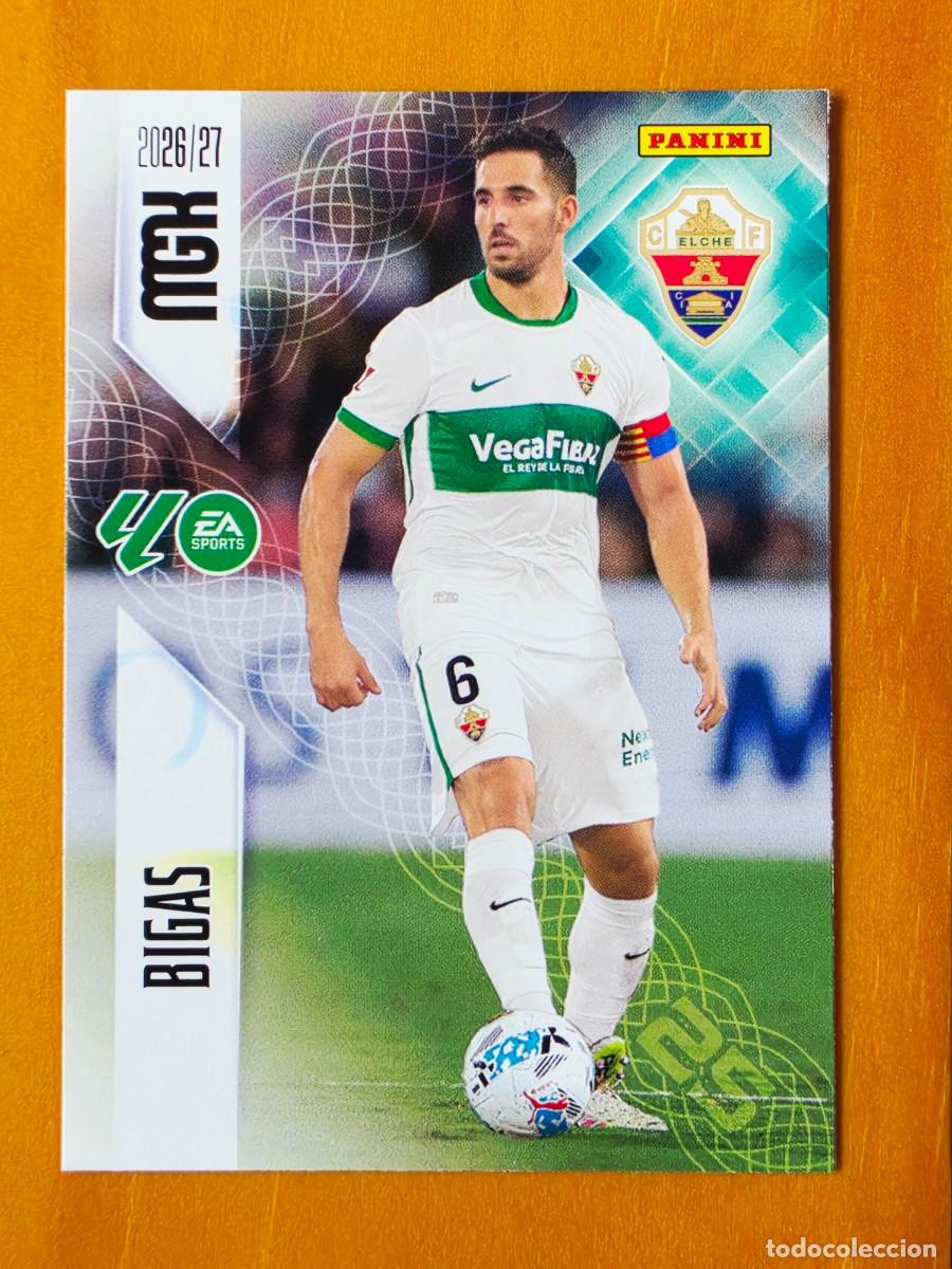 Cromos de f&uacute;tbol: 150 Pedro Bigas, Elche CF, Panini Megacracks MGK 2026 2027 26 27