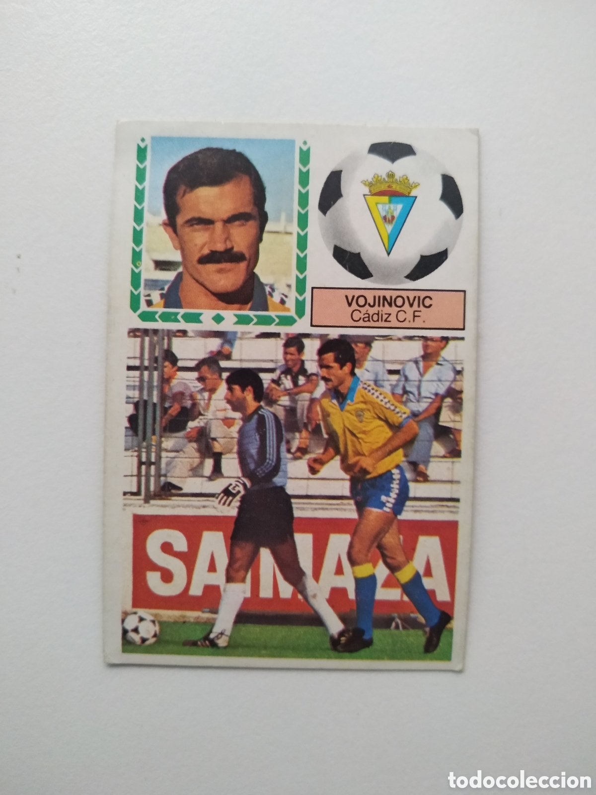Cromos de f&uacute;tbol: VOJINOVIC CADIZ VERSION MEYBA LIGA ESTE 1983 1984 83 84