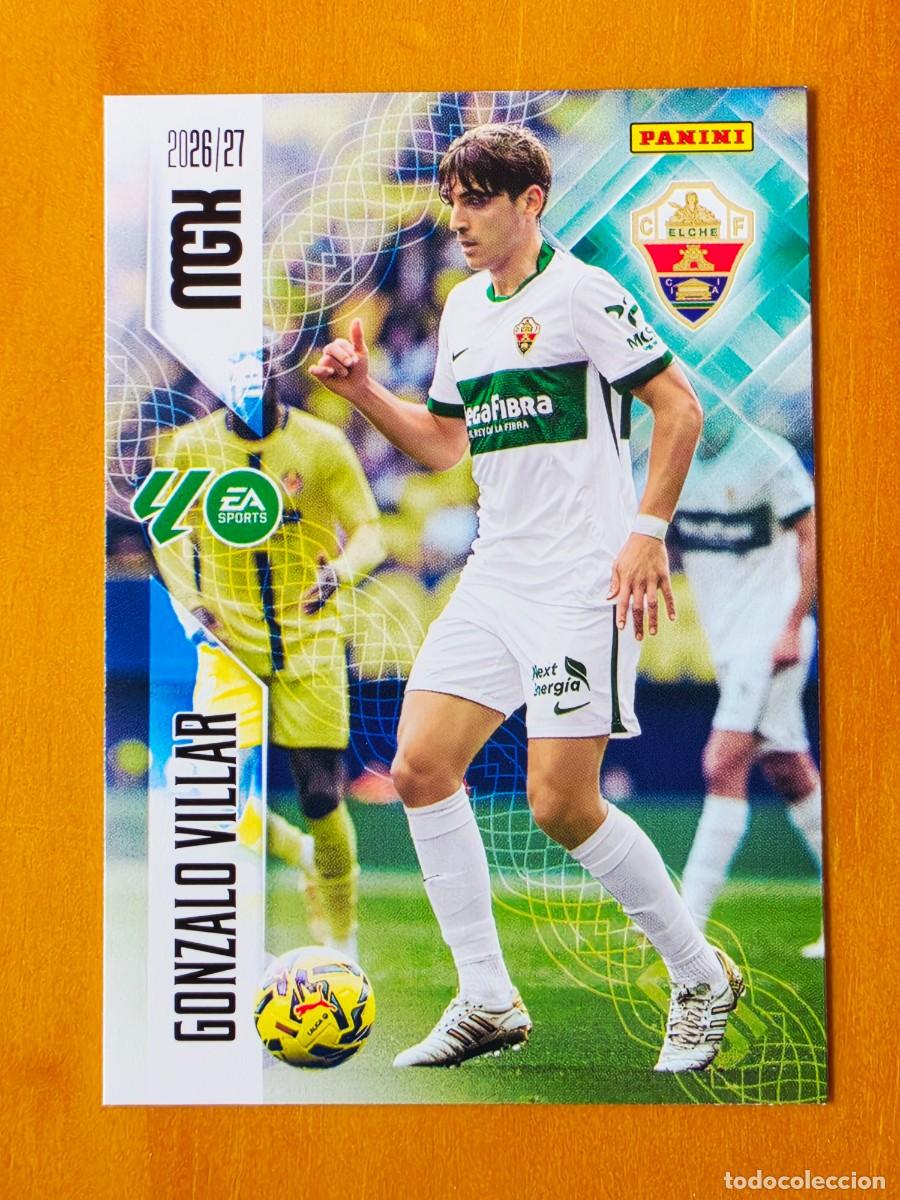 Cromos de f&uacute;tbol: 154 Gonzalo Villar, Elche CF, Panini Megacracks MGK 2026 2027 26 27