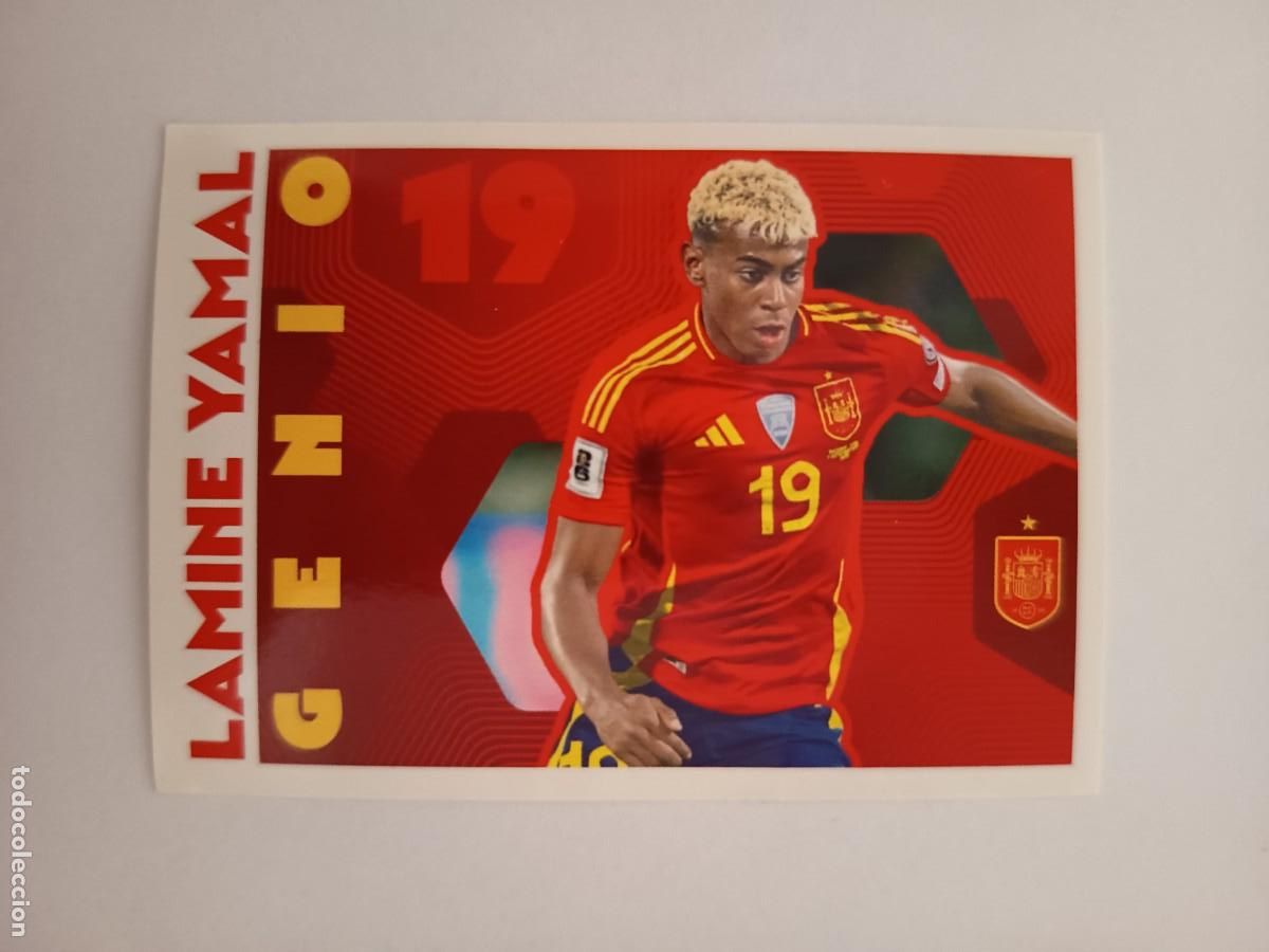 Cromos de f&uacute;tbol: CROMO 71 LAMINE YAMAL GENIO ESPA&Ntilde;A SPAIN MUNDIAL 2026 PANINI CARREFOUR CAMPEONES DEL MUNDO WORLD CUP
