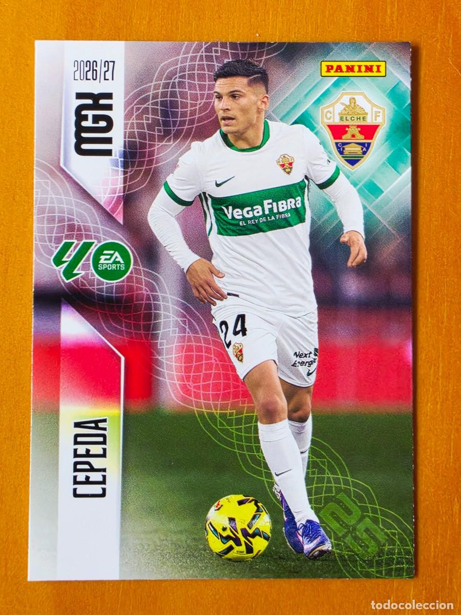 Cromos de f&uacute;tbol: 162 Lucas Cepeda, Elche CF, Panini Megacracks MGK 2026 2027 26 27