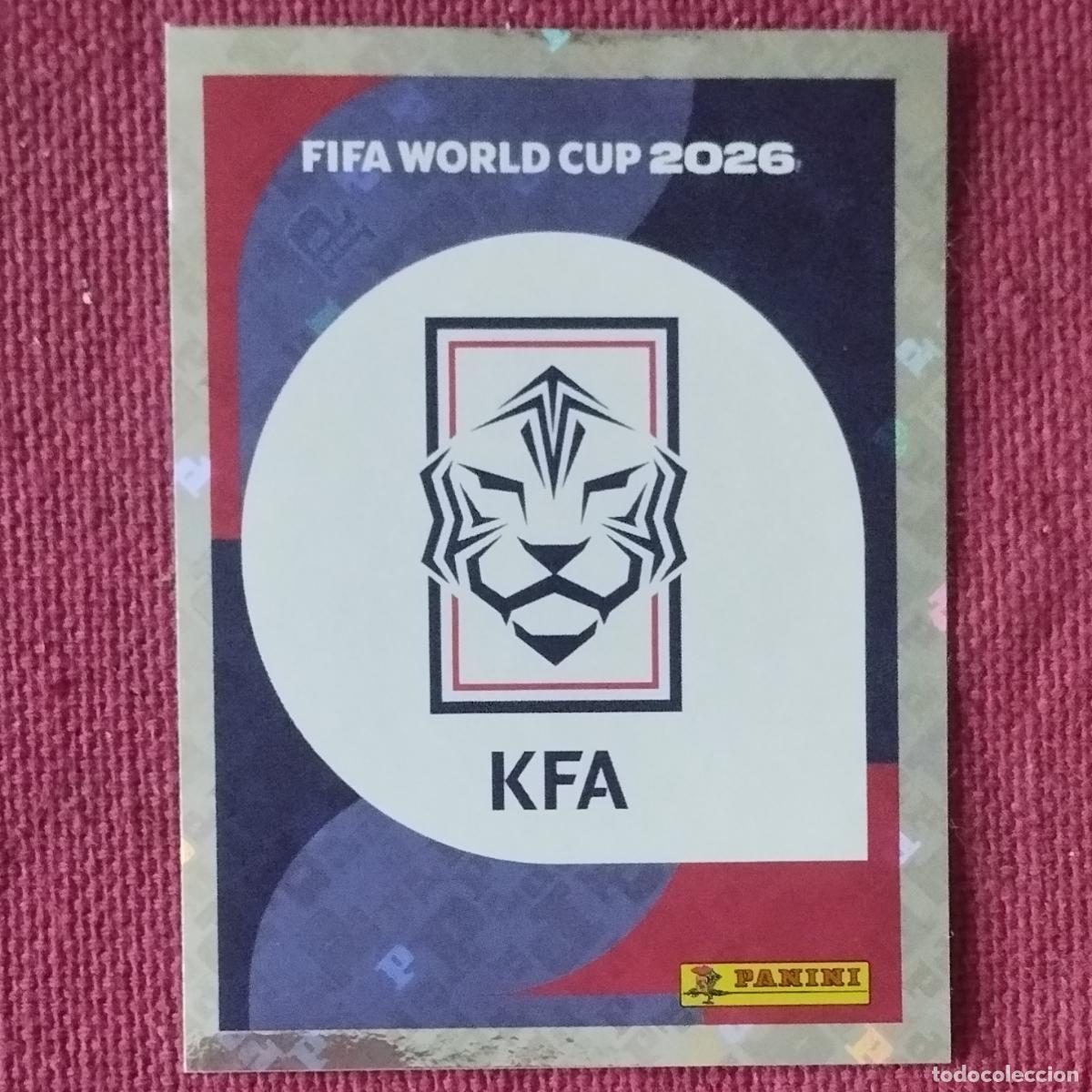 Cromos de f&uacute;tbol: ESCUDO DE KOREA - KOR 1 - MUNDIAL DE FUTBOL - FIFA WORLD CUP 2026