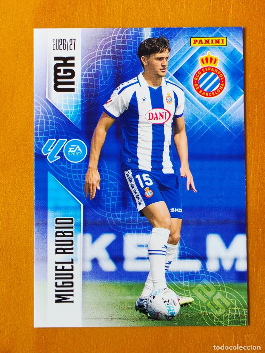 Cromos de f&uacute;tbol: 170 Miguel Rubio, RCD Espanyol, Panini Megacracks MGK 2026 2027 26 27