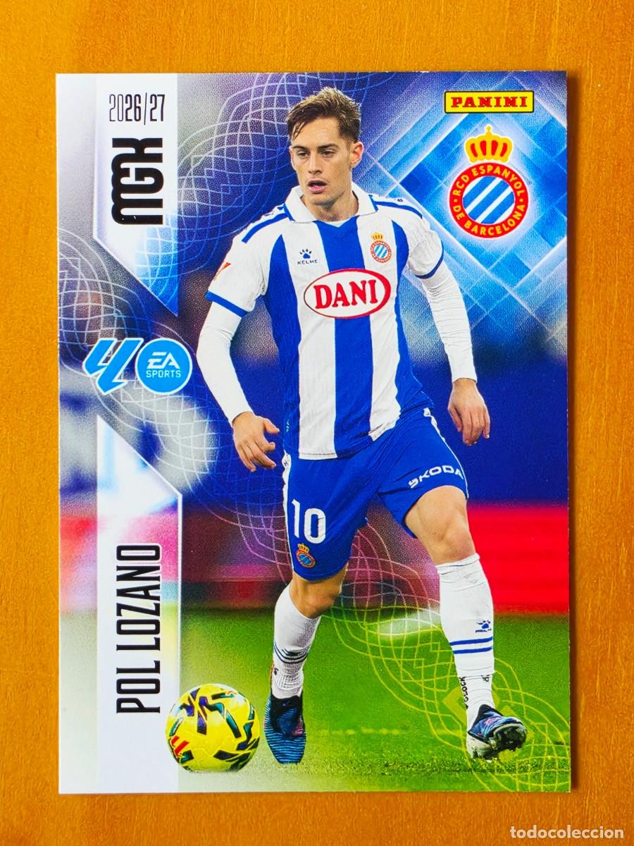 Cromos de f&uacute;tbol: 173 Pol Lozano, RCD Espanyol, Panini Megacracks MGK 2026 2027 26 27