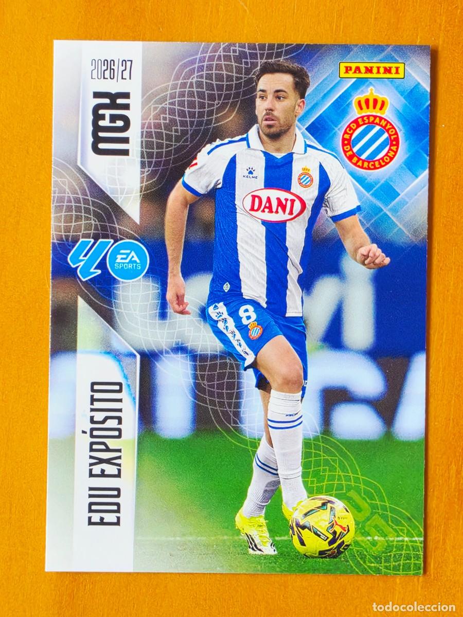 Cromos de f&uacute;tbol: 174 Edu Exp&oacute;sito, RCD Espanyol, Panini Megacracks MGK 2026 2027 26 27