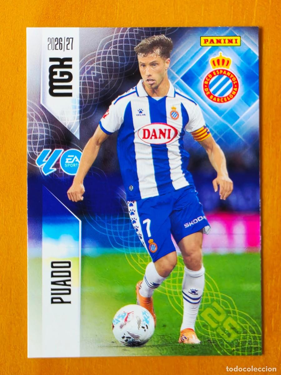 Cromos de f&uacute;tbol: 177 Javi Puado, RCD Espanyol, Panini Megacracks MGK 2026 2027 26 27
