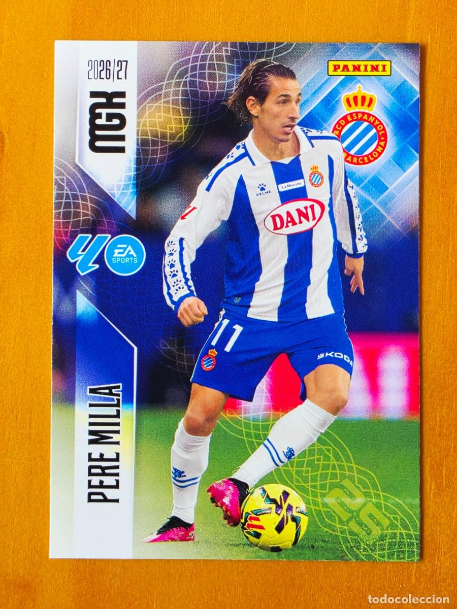 Cromos de f&uacute;tbol: 180 Pere Milla, RCD Espanyol, Panini Megacracks MGK 2026 2027 26 27